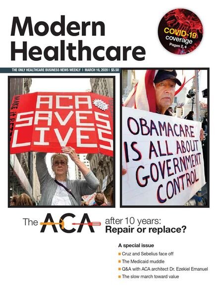 Modern Healthcare – March 16, 2020 Cover