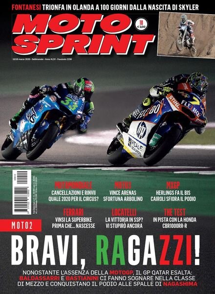Moto Sprint – 10 Marzo 2020 Cover