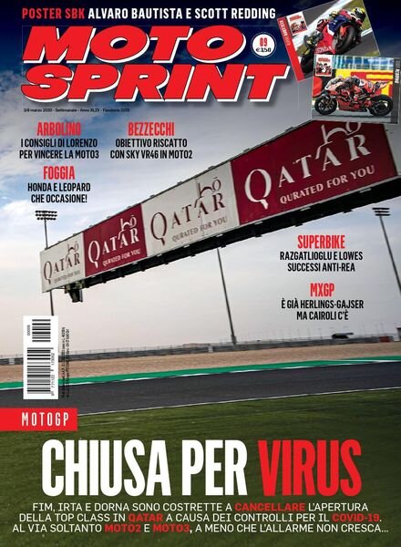Moto Sprint – 3 Marzo 2020 Cover