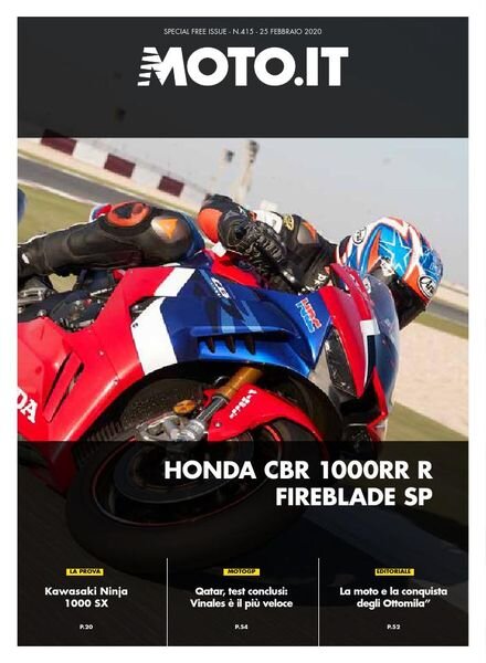Moto.it Magazine – 25 Febbraio 2020 Cover