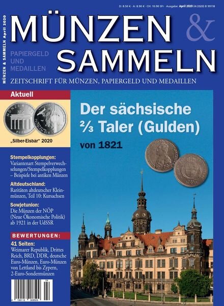 Munzen & Sammeln – April 2020 Cover
