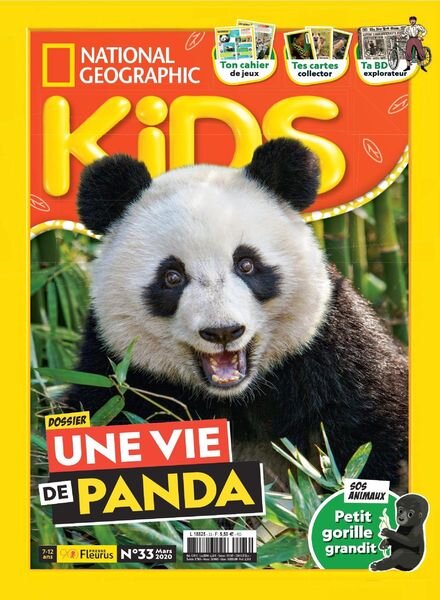 National Geographic Kids France – Mars 2020 Cover
