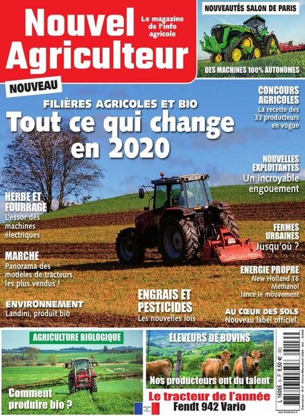 Nouvel Agriculteur – fevrier 2020 Cover