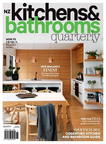 NZ Kitchens & Bathrooms Quarterly – Vol 26 No 2 2019 Cover
