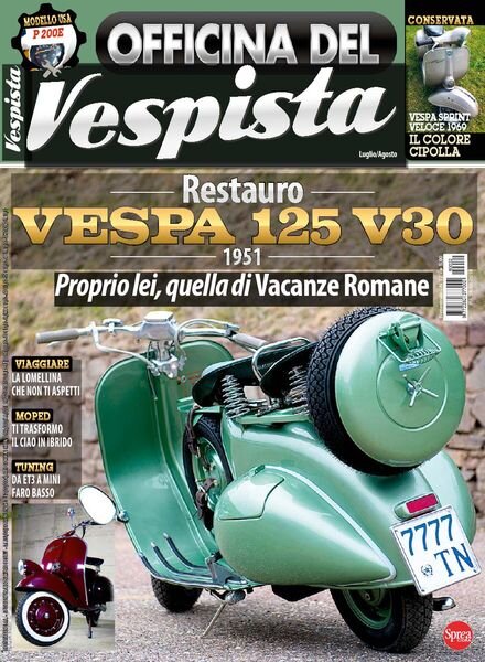 Officina del Vespista – Luglio-Agosto 2020 Cover