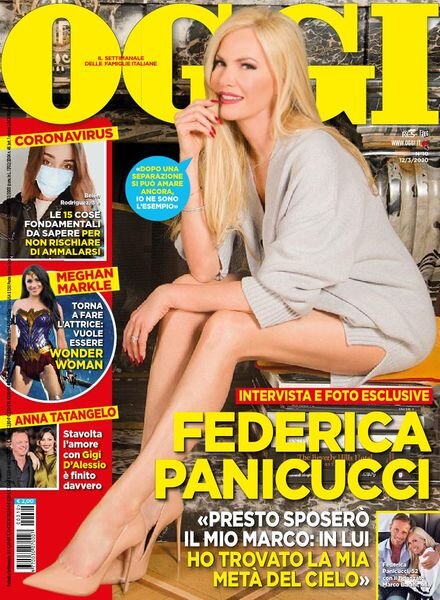 Oggi – 12 marzo 2020 Cover
