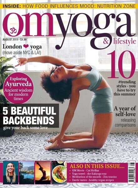 Om Yoga Magazine – August 2019 Cover