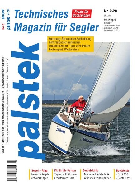 Palstek – Marz-April 2020 Cover