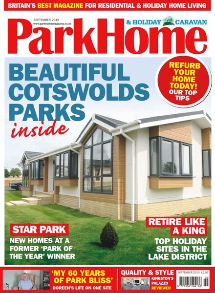 Park Home & Holiday Caravan – September 2019 Cover