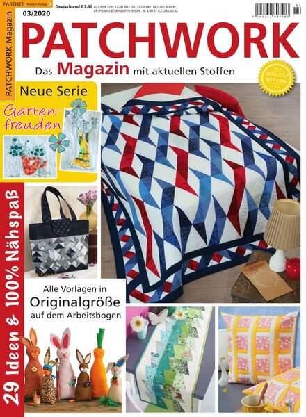 Patchwork Magazin – Marz 2020 Cover