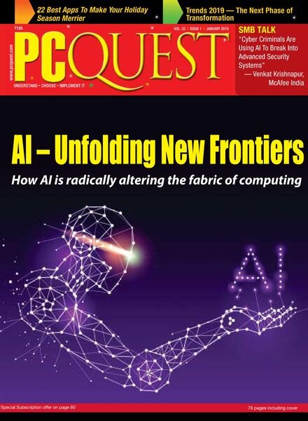 PCQuest – January 2019 Cover