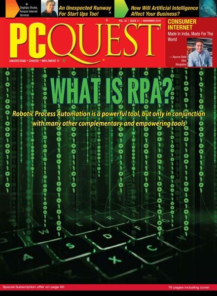 PCQuest – November 2019 Cover