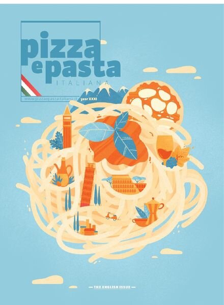 Pizza e Pasta Italiana – English Issue 2020 Cover