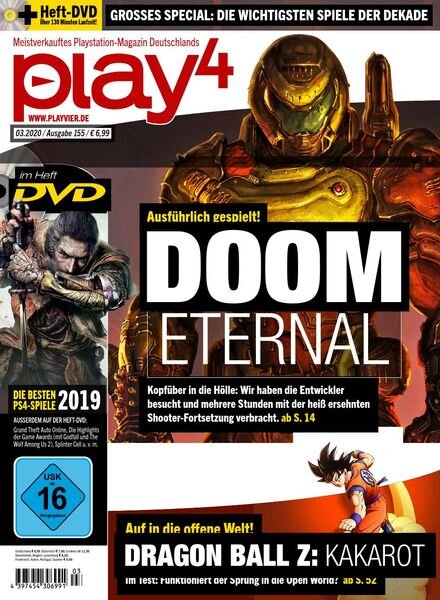 Play4 – Februar 2020 Cover