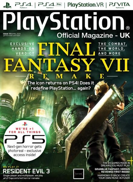PlayStation Official Magazine UK – April 2020 Cover