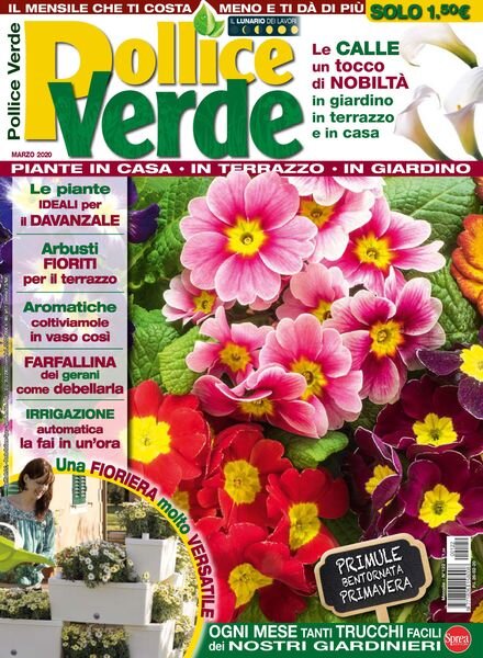 Pollice Verde – Marzo 2020 Cover