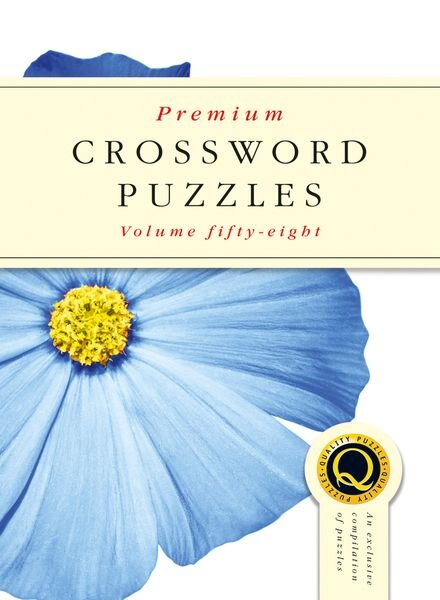 Premium Crossword Puzzles – Issue 58 – August 2019 Cover