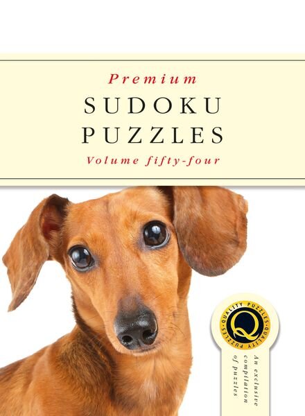 Premium Sudoku Puzzles – Issue 54 – May 2019 Cover