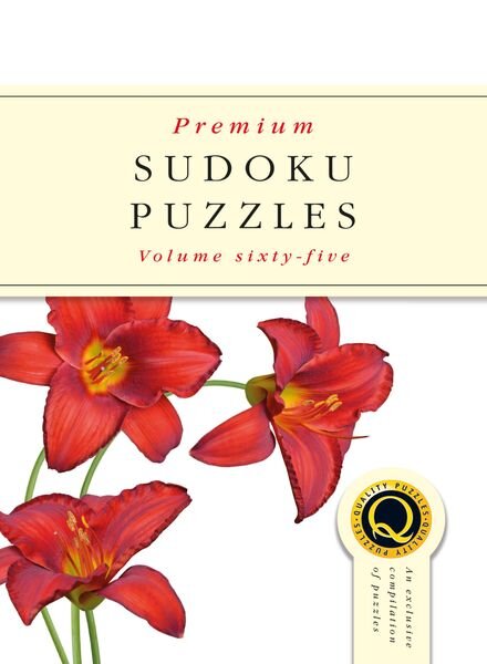 Premium Sudoku Puzzles – Issue 65 – March 2020 Cover