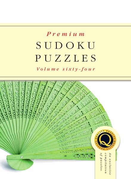 Premium Sudoku Puzzles – Volume 64 – February 2020 Cover