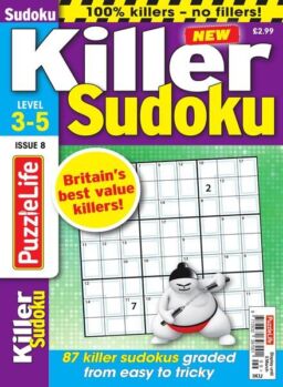 PuzzleLife Killer Sudoku – Issue 8 – February 2020