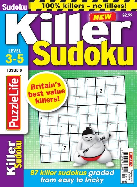 PuzzleLife Killer Sudoku – Issue 8 – February 2020 Cover