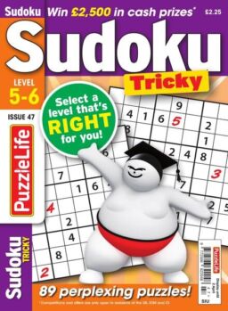 PuzzleLife Sudoku Tricky – Issue 47 – March 2020