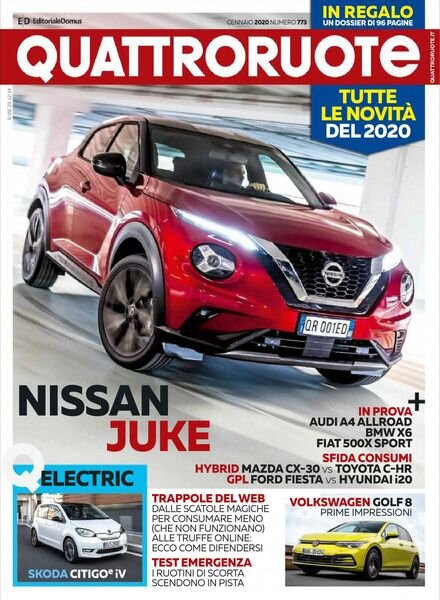 Quattroruote Italia – gennaio 2020 Cover