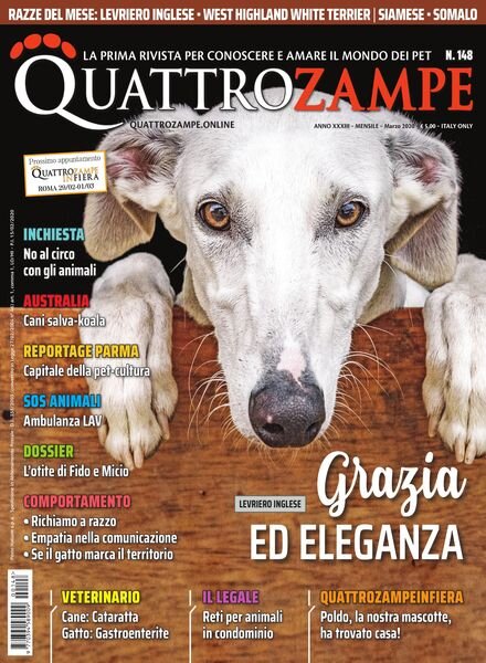 QuattroZampe – Marzo 2020 Cover