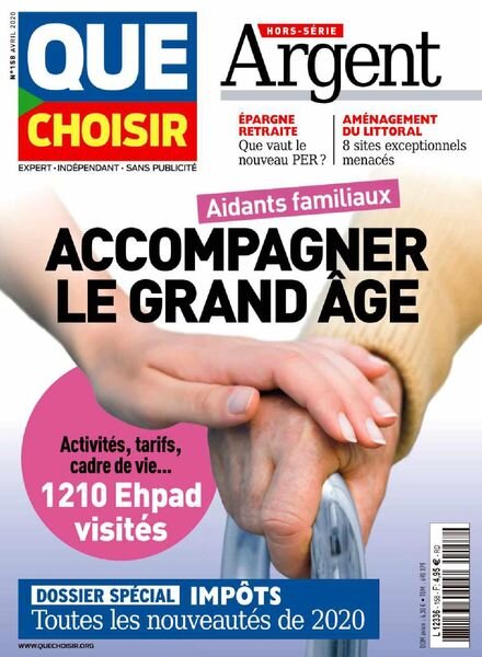 Que Choisir – Hors-Serie Argent – Avril 2020 Cover