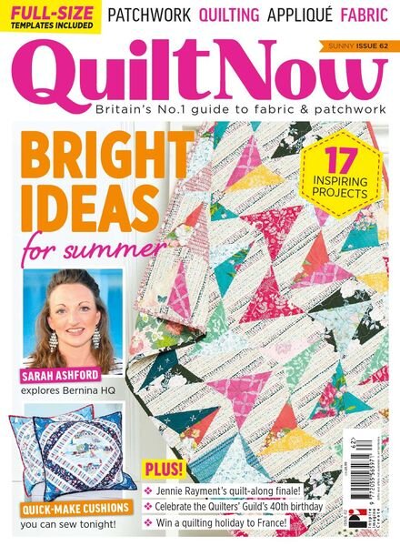 Quilt Now – Issue 62 – April 2019 Cover