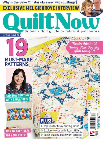 Quilt Now – Issue 75 – March 2020 Cover