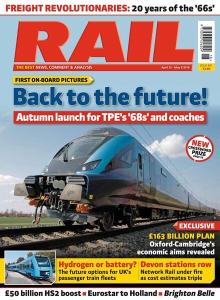 Rail – Issue 851 – April 25, 2018 Cover