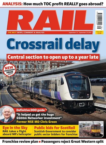 Rail – Issue 861 – September 12, 2018 Cover