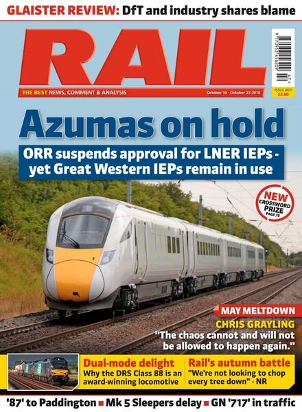 Rail – Issue 863 – October 10, 2018 Cover