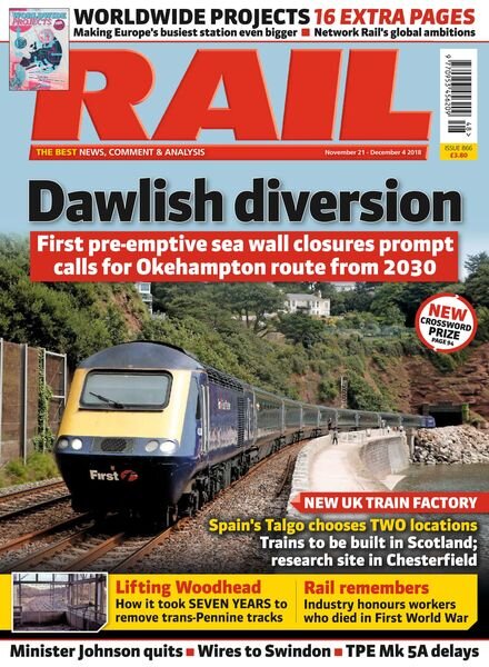 Rail – Issue 866 – November 21, 2018 Cover
