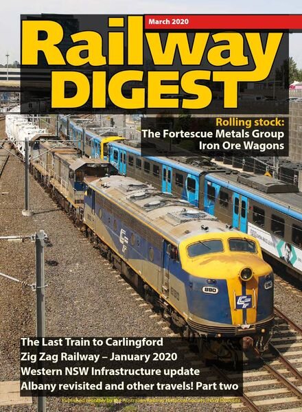 Railway Digest – March 2020 Cover