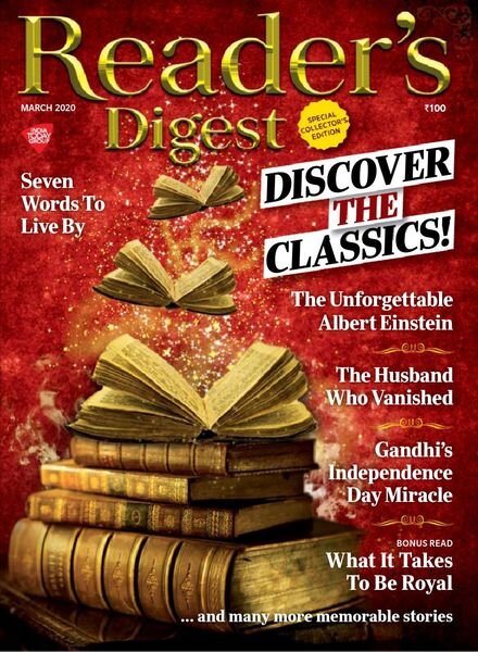 Reader’s Digest India – March 2020 Cover