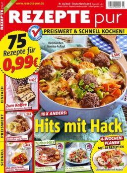 Rezepte pur – Marz 2018