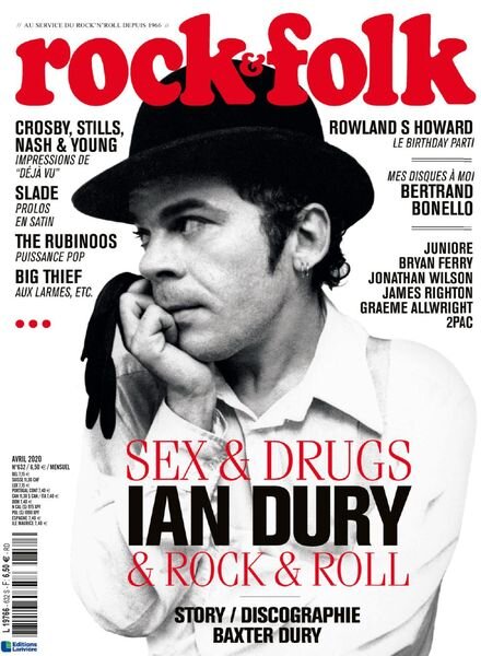 Rock & Folk – avril 2020 Cover