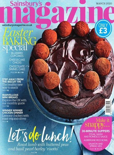Sainsbury’s Magazine – March 2020 Cover