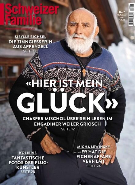 Schweizer Familie – 13 Februar 2020 Cover
