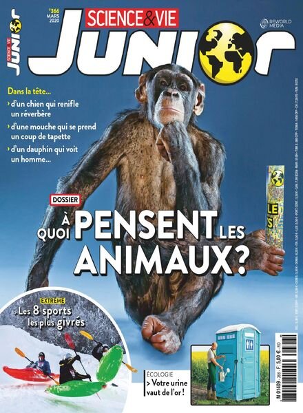 Science & Vie Junior – mars 2020 Cover