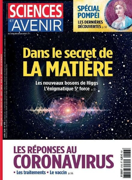 Sciences et Avenir – avril 2020 Cover