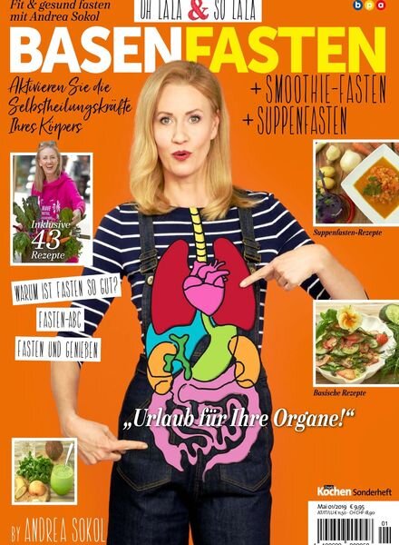 Simply Kochen – Sonderheft Basenfasten Nr.1 – Mai 2019 Cover