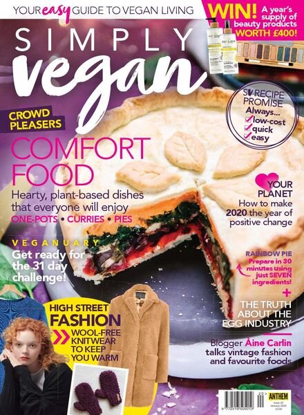 Simply Vegan – Issue 20 – January 2020 Cover