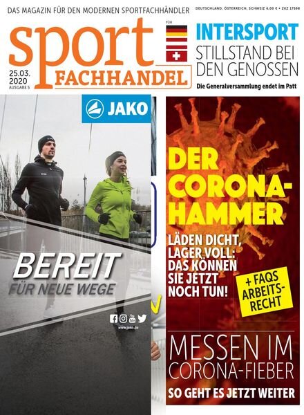 SportFachhandel – 25 Marz 2020 Cover