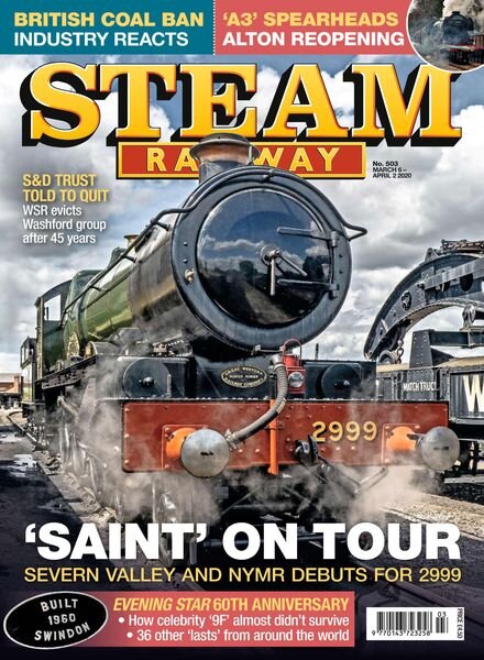 Steam Railway – Issue 503 – March 6, 2020 Cover