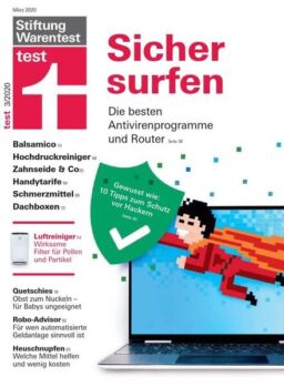 Stiftung Warentest Test – Marz 2020