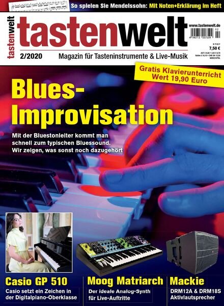 Tastenwelt – Marz-April 2020 Cover